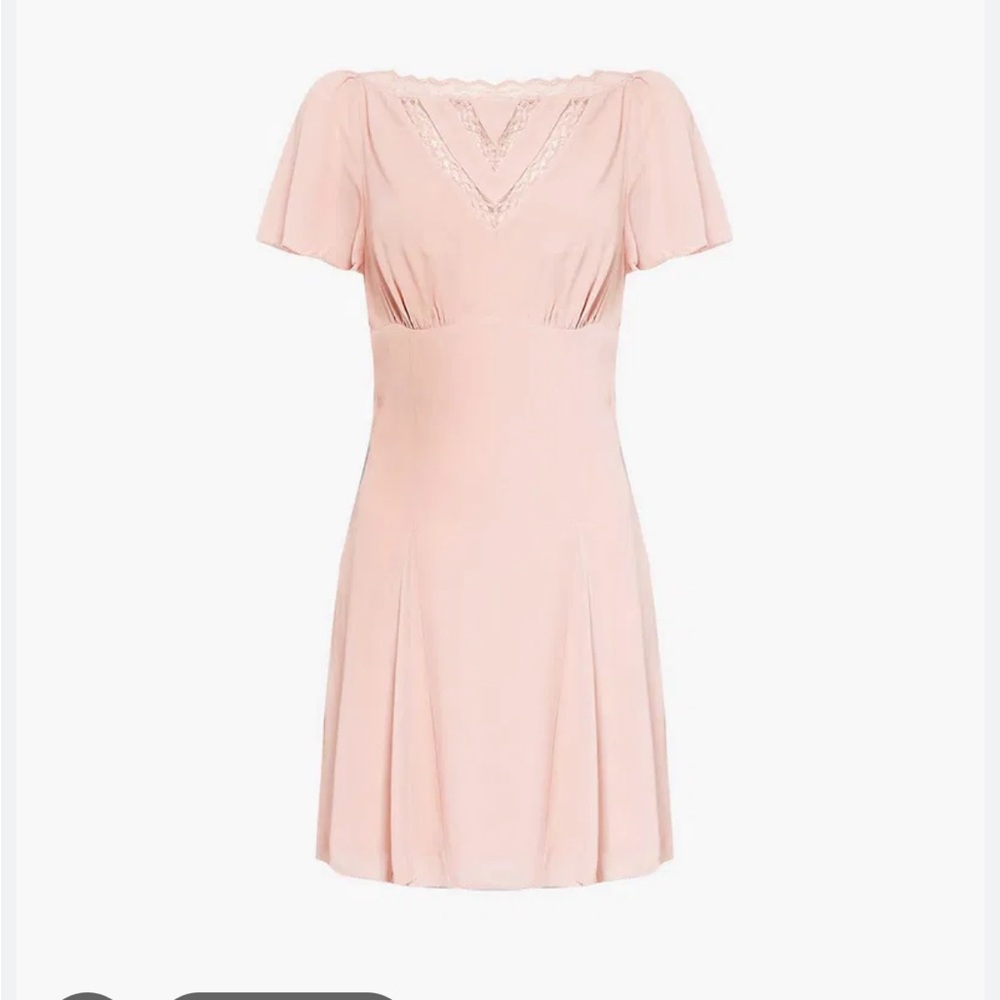 Reformation Malena Pink Mini Dress - Picture 4 of 8